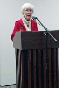 Author speaking