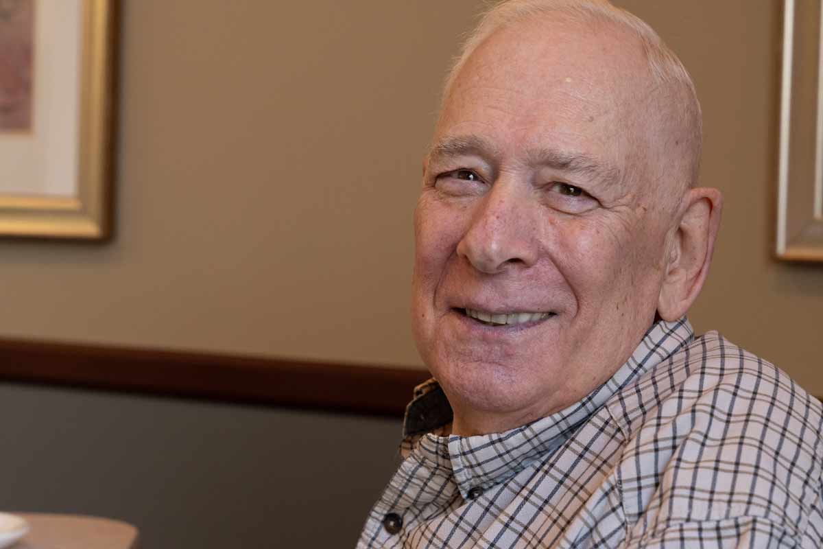 assisted living st paul Minnesota man smiling